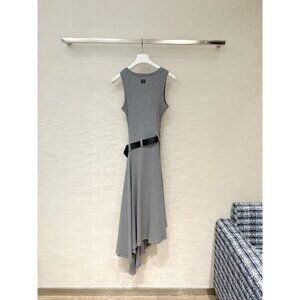 Loewe Pleated Belt Vest Dress